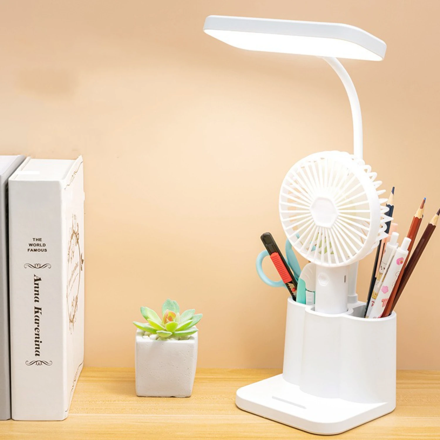 Fantastic Energy-efficient LED USB Learning Desk Lamp with Eye Protection - Perfect Solution for Bedtime Reading and Studying - 