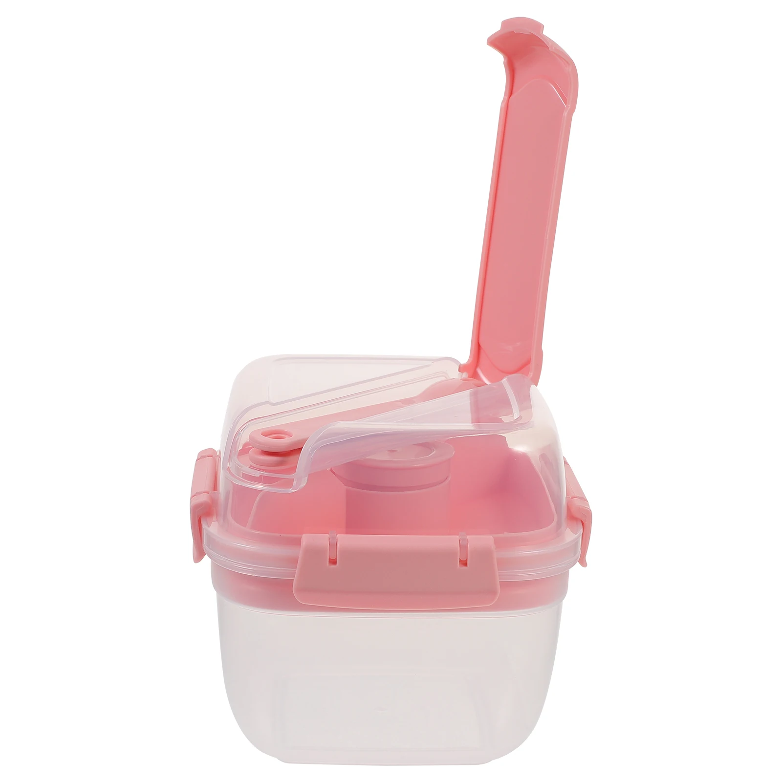 

Portable Fresh-keeping Large Capacity White Double Layer Sealed Lunch Containers Office Travel Heating