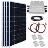 Boguang-バルコニー発電所キット,ソーラーパネル,300W, 600Wインバーター,家庭用防水ソーラーシステム,完全なキット,400W, 800W 1