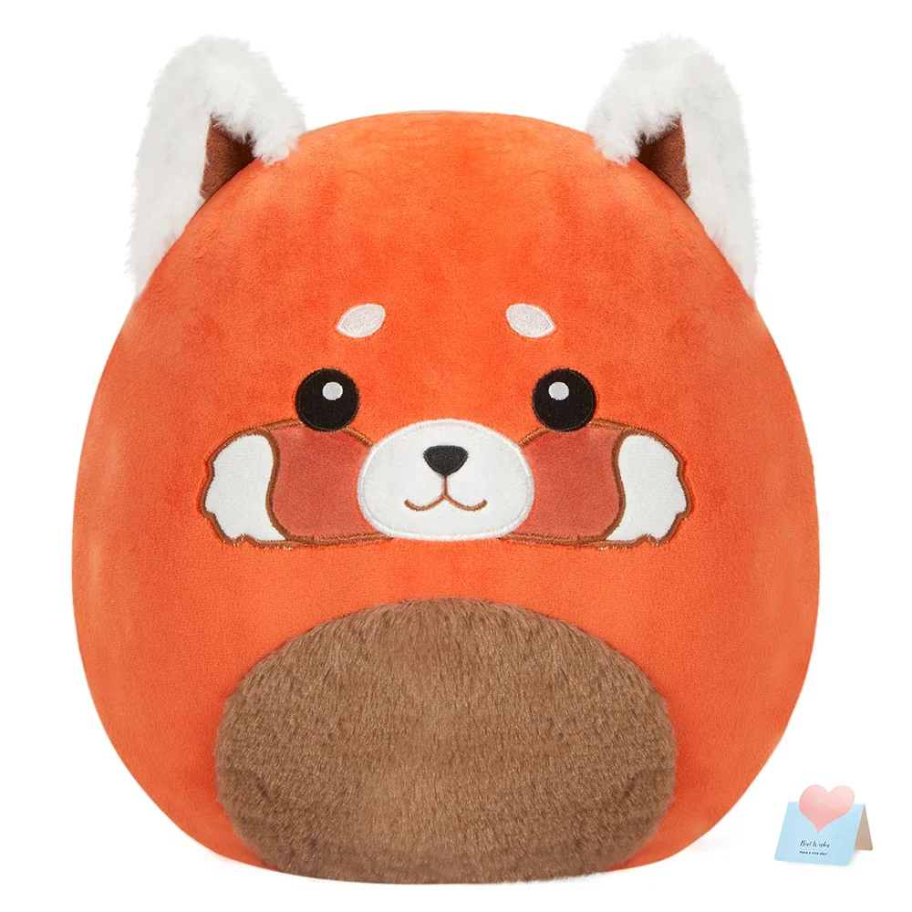 33cm Red Lesser Panda Plush Dolls Stuffed Animals Sleeping Pillows Panda Doll Creative Toys Children Cute Birthday for Gifts