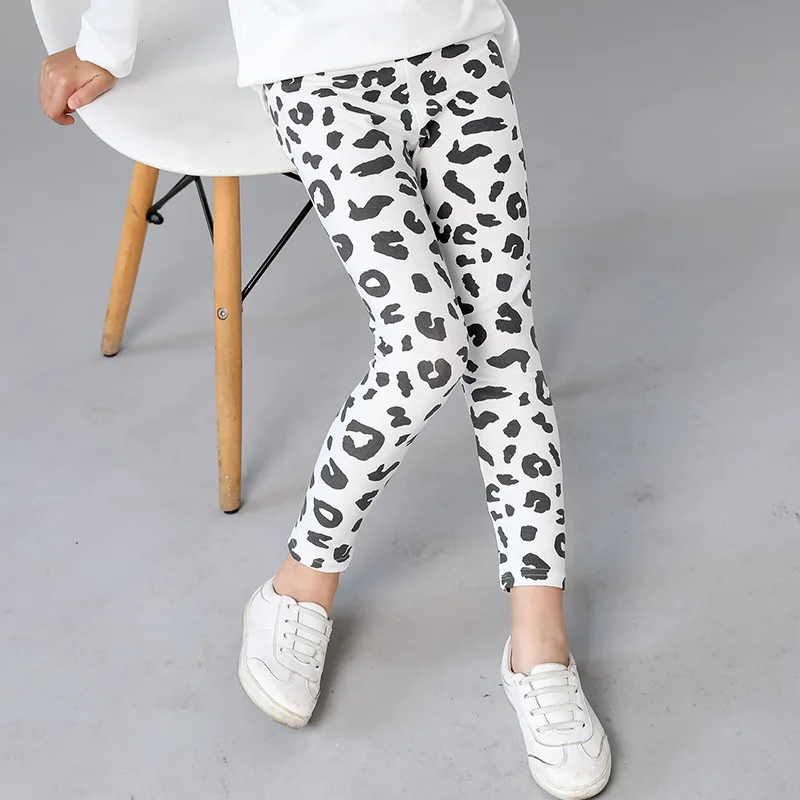 Leggings per ragazze pantaloni Casual a matita floreale per bambini pantaloni Skinny per bambini carini abbigliamento per bambini adolescenti