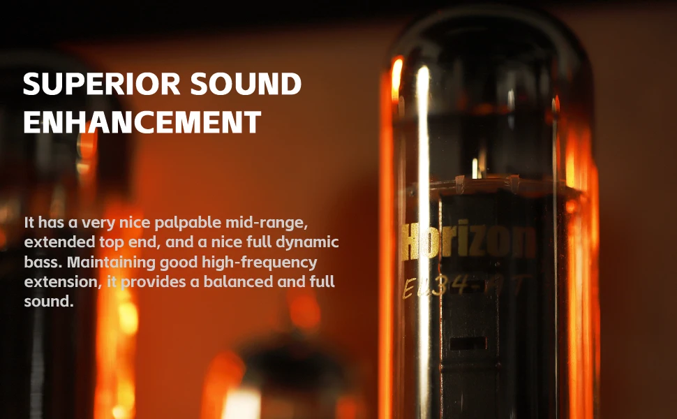 PSVANE Horizon EL34-AT Vakuumröhre ersetzt EL34 EL34B 5881 6L6 6L6GC 6CA7 6P3P KT77 HIFI Audio Röhren Elektronischer Röhrenverstärker – Detail 5
