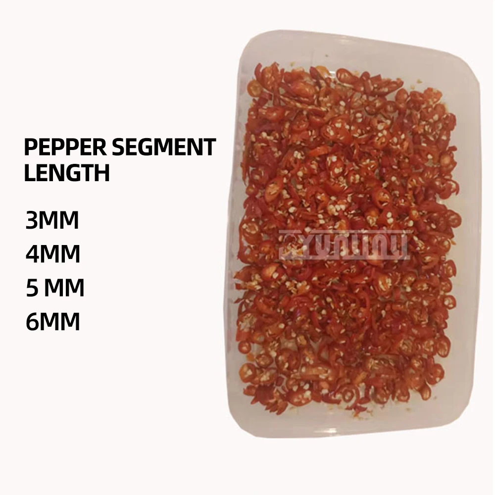 Mesin pemotong cabai Stainless Steel rumah tangga pemotong sayuran lada Manual perkakas mesin pemotong