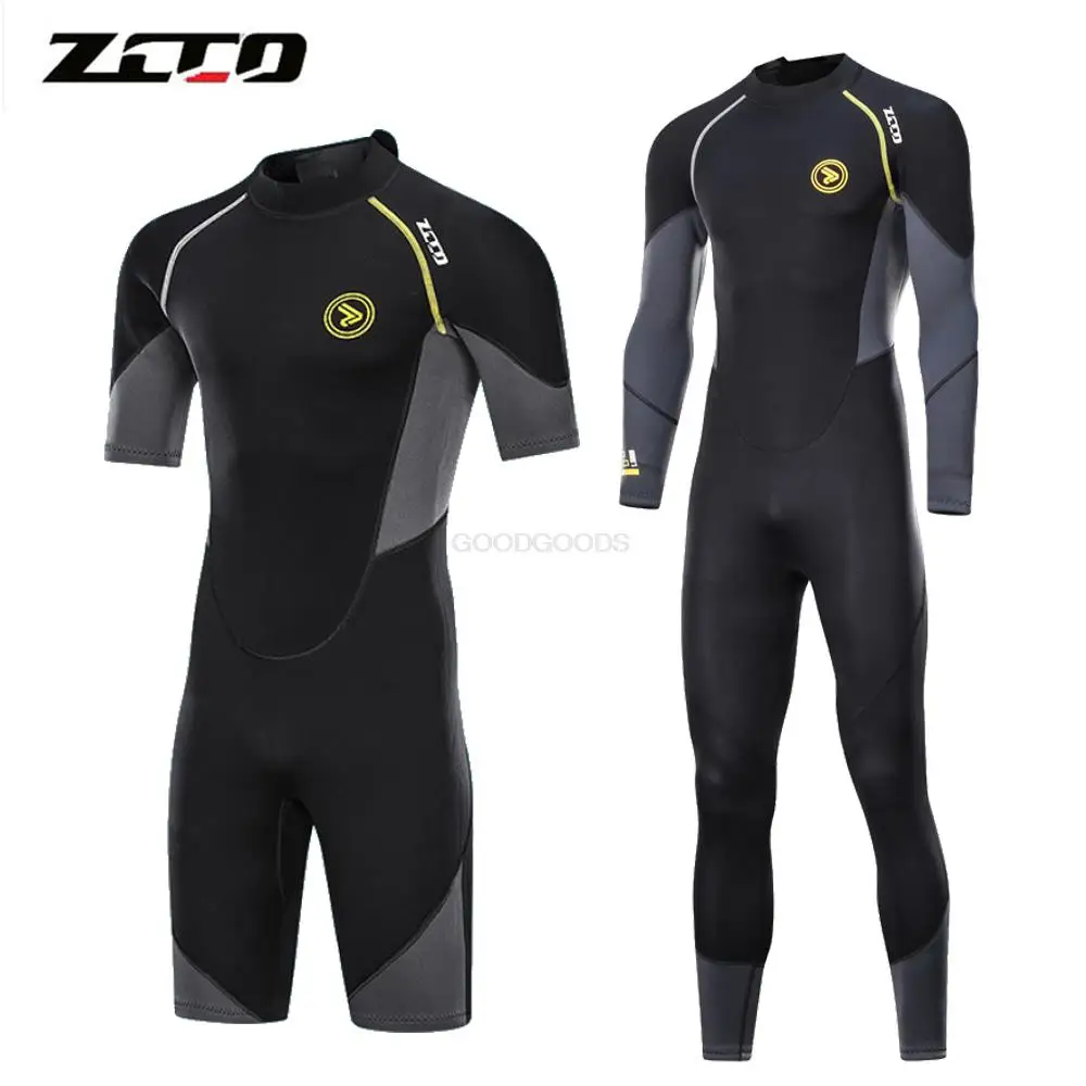 

1.5MM Neoprene Wetsuit Men Diving Suit For Snorkeling Scuba Diving Swimming Kayaking Kite Surfing Full Wetsuit Fleece Lining