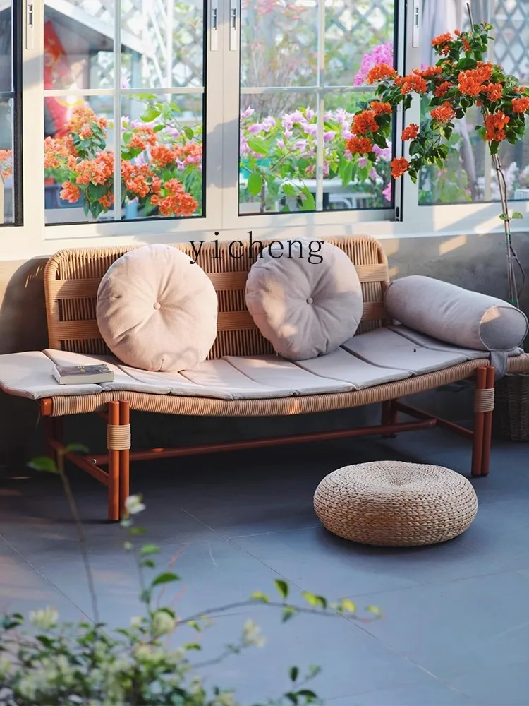 

LX Sofa Small Apartment Leisure Recliner Lazy Chair Garden