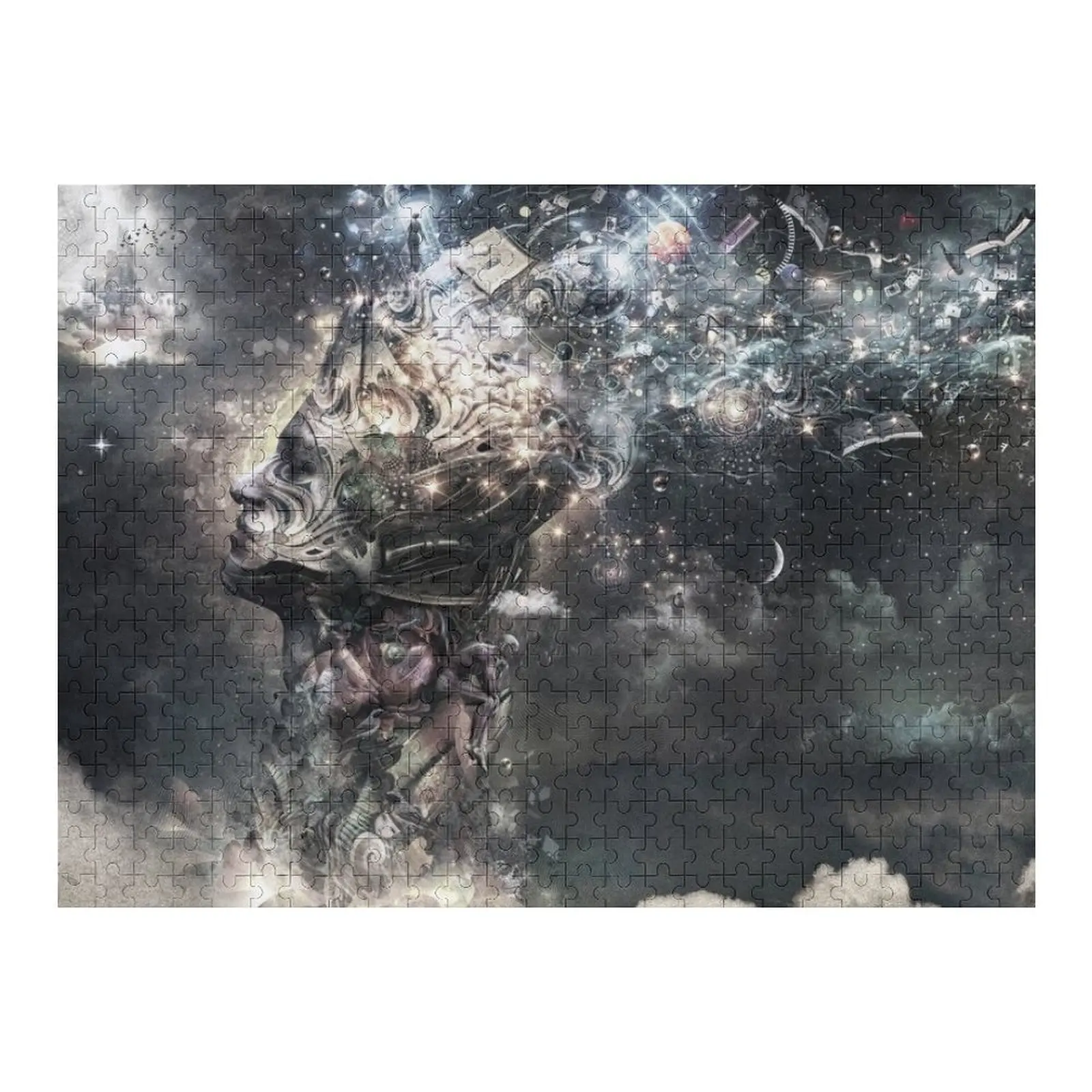 لغز الصور المقطوعة من كوما، صور خشبية، صناديق خشبية مخصصة