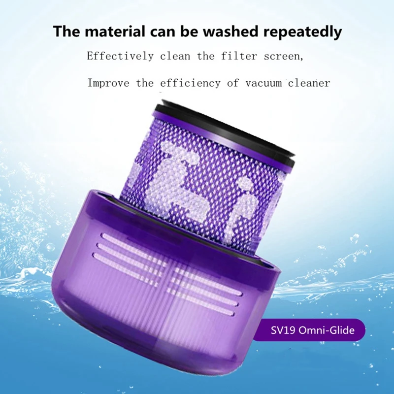 다이슨 Sv19 옴니 글라이드 진공 청소기용 교체 필터, 부품 번호 965241-01, 가정용 용품 부품 도구