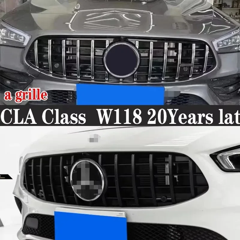 

For Mercedes Benz CLA Class W118 CLa260 CLA300 CLA250 GT Style Grill Front Bumper Movement net Air intake grille body kit