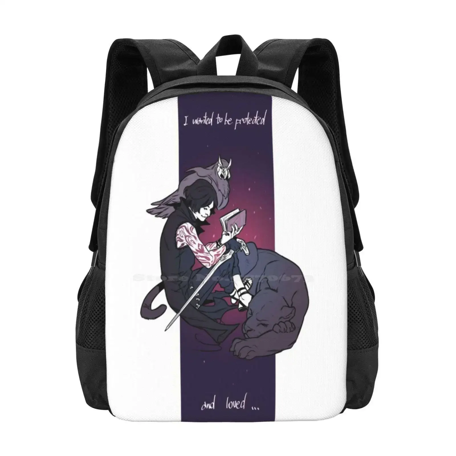 

Lullaby Hot Sale Schoolbag Backpack Fashion Bags Dmcv Dmc5 Vitale Shadow Griffon Goth Dark Cane Book Lullaby