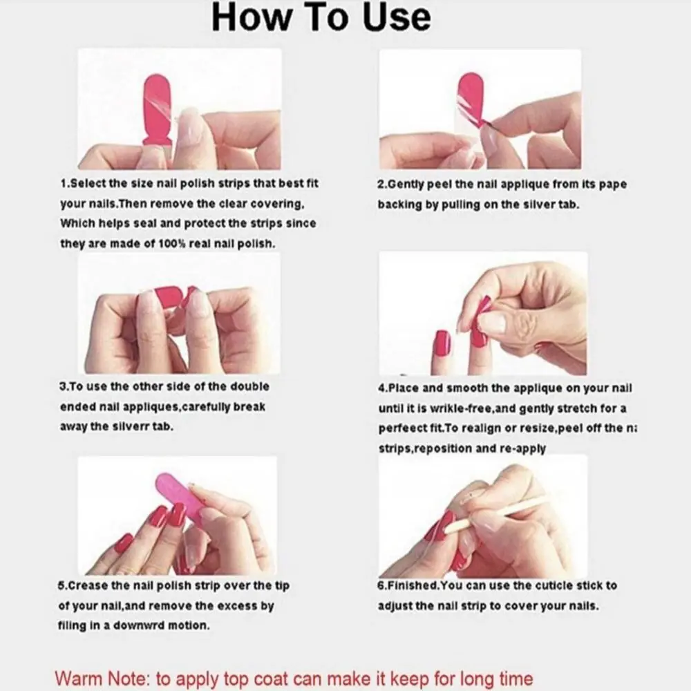

Self-Adhesive Nail Stickers Nail Art Decoration Glitter Powder Nail Wraps Full Cover Gradient Color Nail Polish Sticker