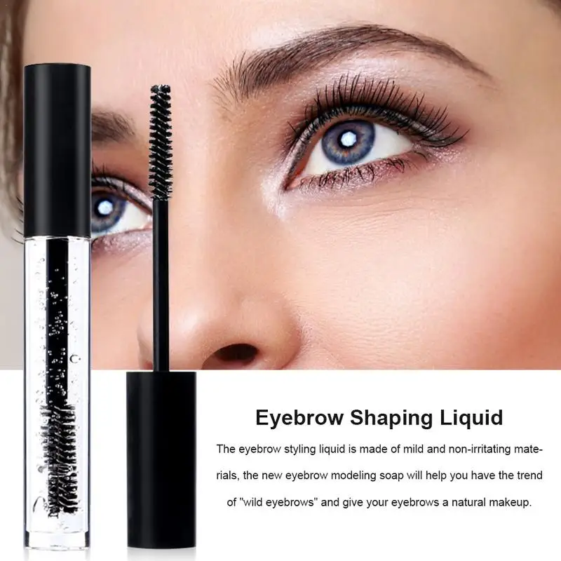 Clear Eyebrow Setting Gel Waterproof And Transparent Eyebrow Eyelash Fixed Gel Long Lasting Eyebrow Shaping Styling Liquid