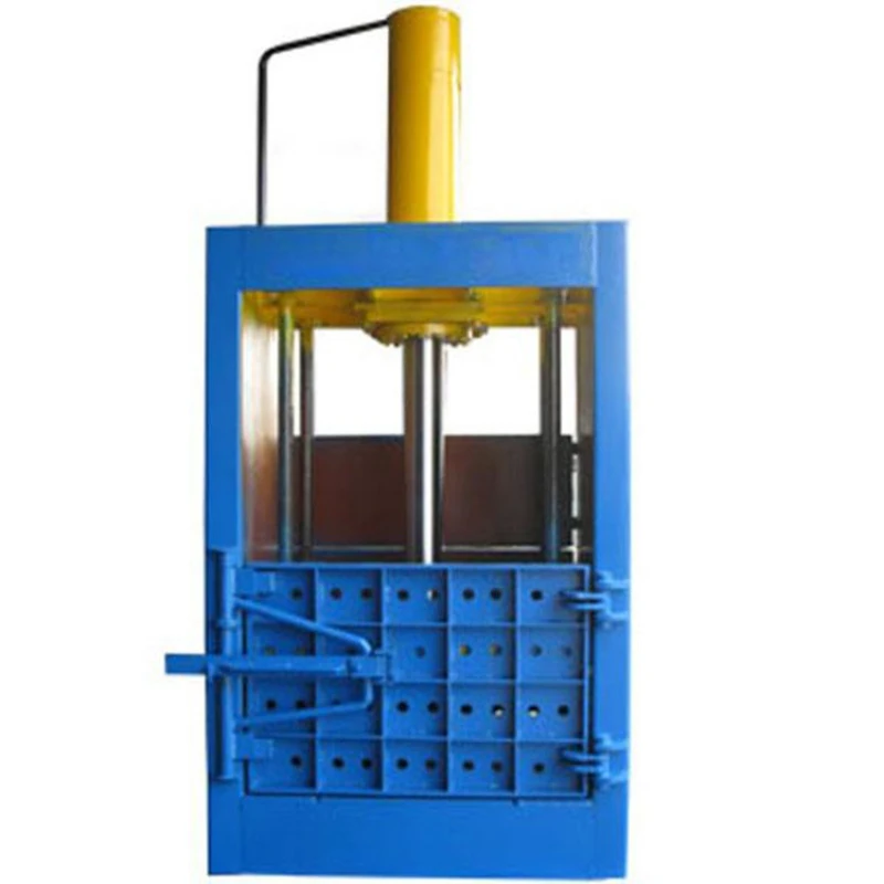 

10T hydraulic baler, vertical clothing hemp bag compressor, semi-automatic metal baler
