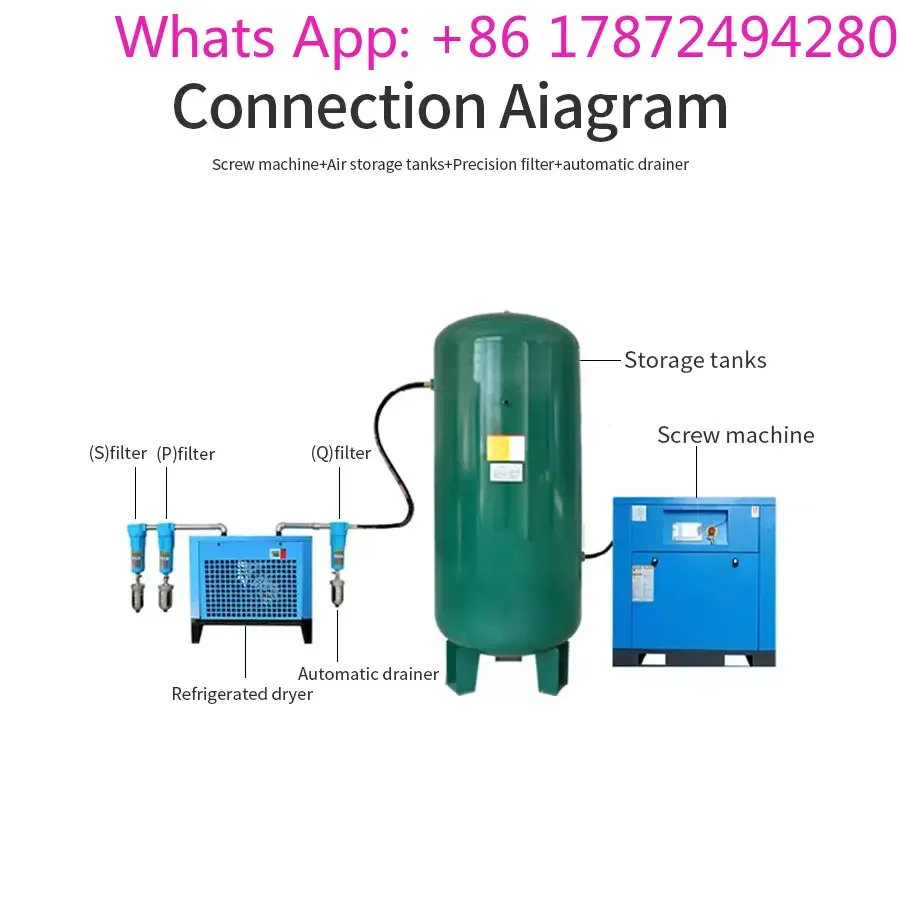 Factory Customization Compressor Tank Storage Receiver Pressure Vessel Carbon Steel Precision Air Tank