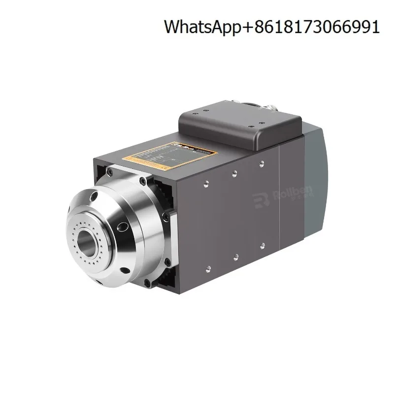

5.5KW automatic tool change spindle high-speed air-cooled BT30BT40 five-axis swing head motor