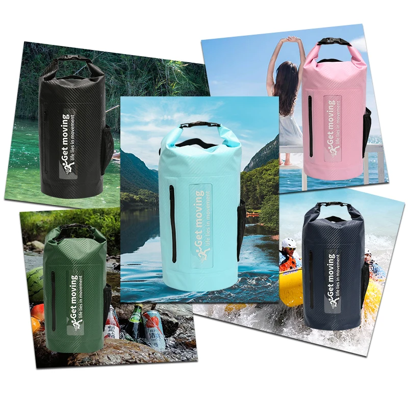 10L/20L Waterproof Dry Bag Pack Sack Swimming Storage Bag for Rafting Kayaking River Trekking Floating Sailing Canoing Boating