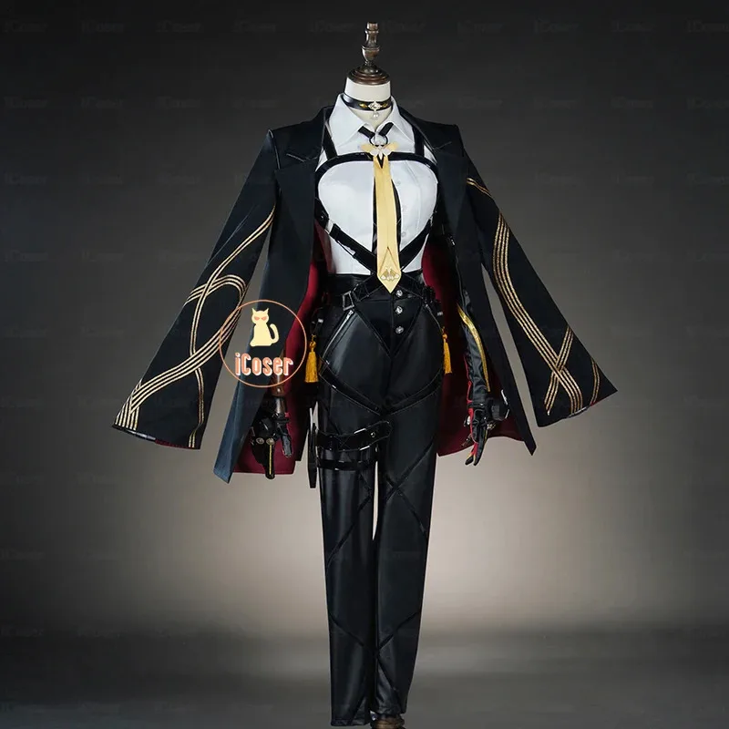 25COSZenless Zone Zero Evelyn Chevalier Cosplay disfraz peluca uniforme chaqueta sombreros pendientes estrellas de Lyra fiesta de Halloween mujeres