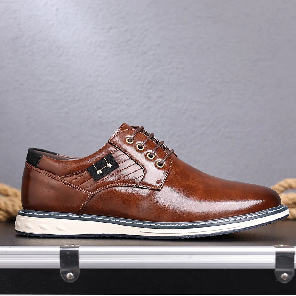 man casual shoes designer high quality leather shoes for man luxury office casual business shoes man mocassins sapato social