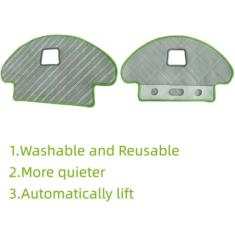 A44F-For Irobot Roomba Combo 110 113 R 113840   R جهاز آلي لتنظيف الأتربة فرشاة جانبية رئيسية فلتر Hepa ممسحة قماش استبدال أجزاء