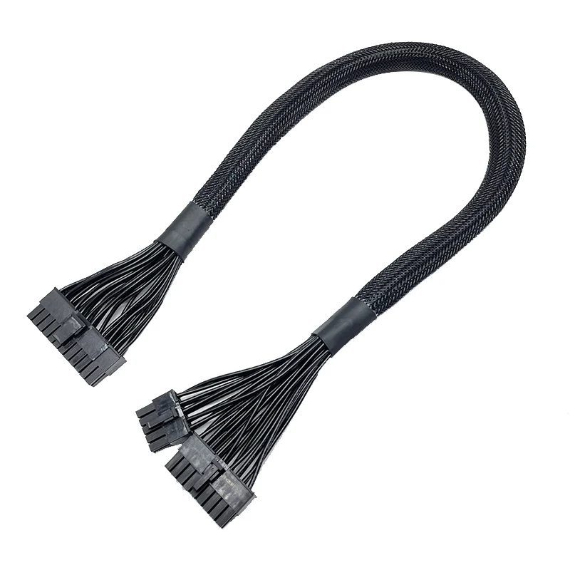 10+18ピンから24ピンのメインボード電源ケーブル交換用Great Wall Dragon GW-EPS2000BL (90+)