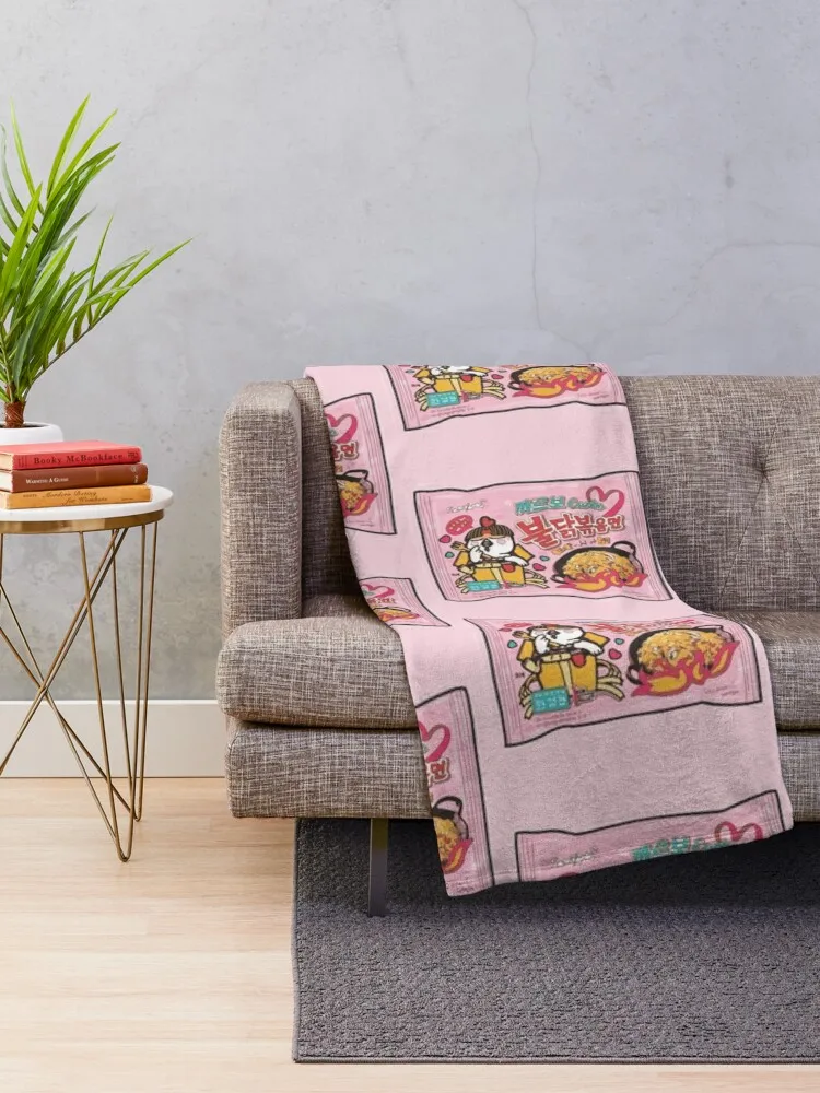 Samyang Carbonara Throw Blanket Soft Plush Plaid blankets ands For Sofa Thin Custom Cute Plaid Blankets