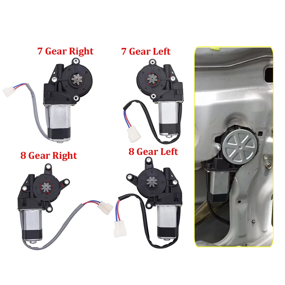 7/8 Gear Car Left Right Power Electric Window Lift Motor For Toyota Corolla Hilux Innova Avanza Fortune For Mitsubishi Adventure