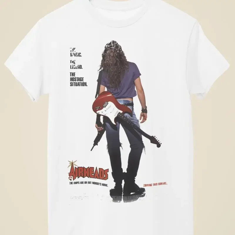 Airheads Movie Poster Inspired Unisex White T Shirt