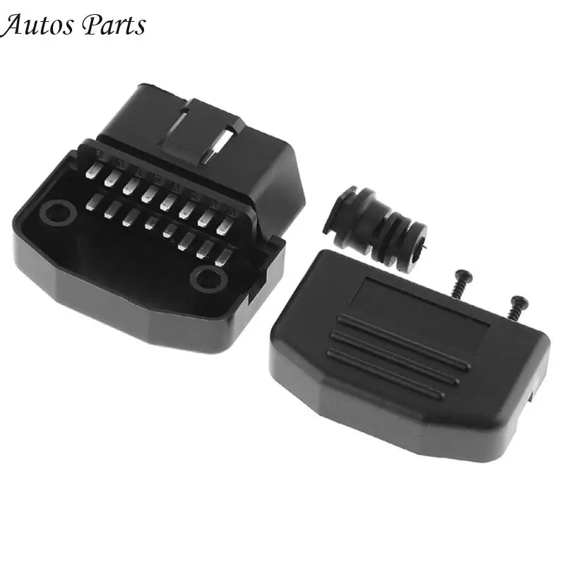 57BA Universal OBD2 Connector Plug For Car Diagnostic Tool Quick InstallationPlastic