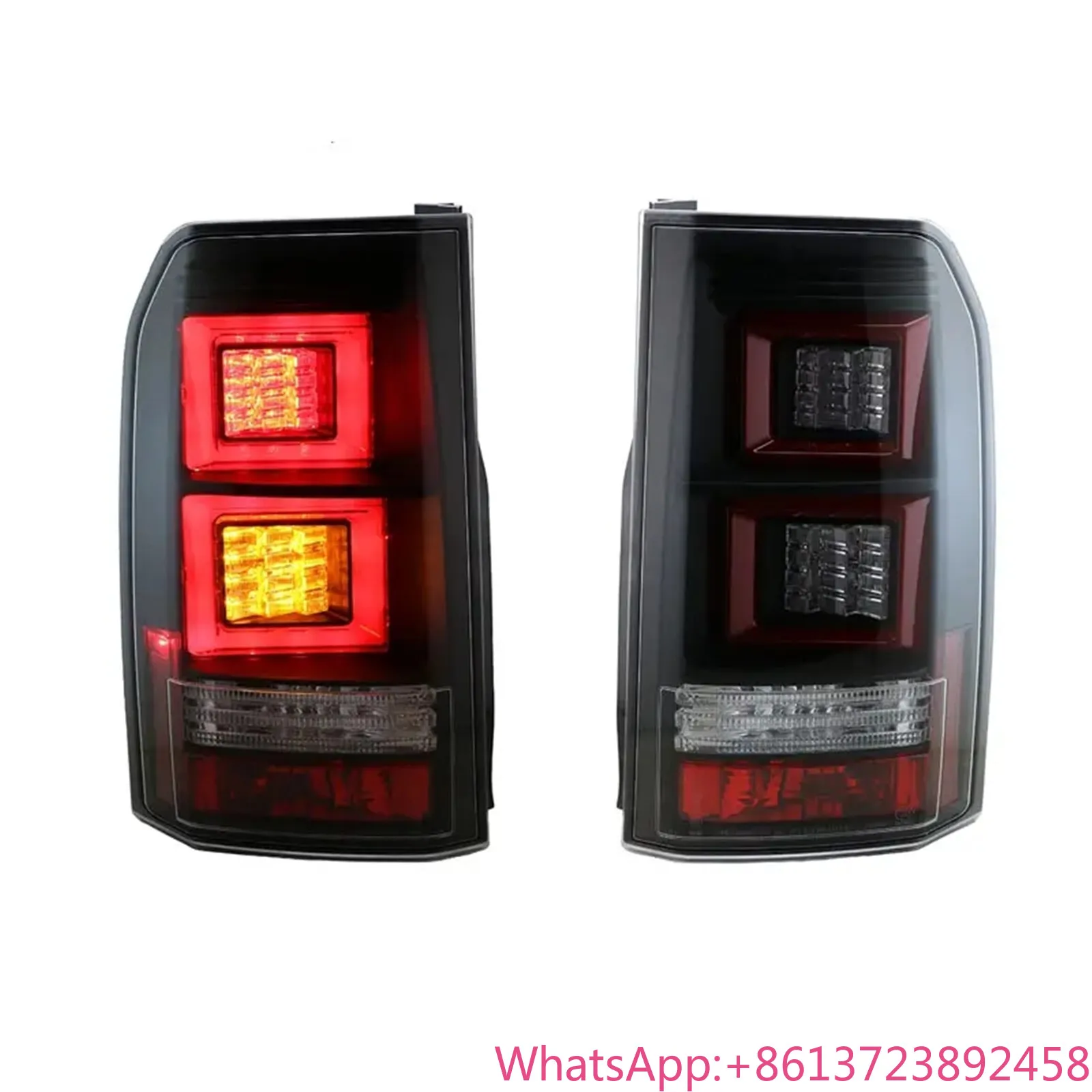 

Pair LED Taillights Assembly Upgrade for Land Rover Discovery 4 LR4 2010-2016 Rear Lamp Tail Lights Car Facelift Lamps