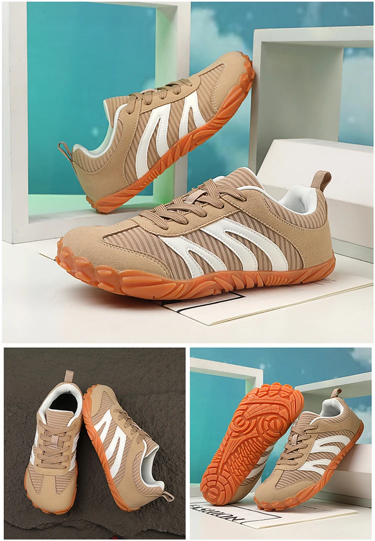 Unisex Barfußschuhe mit breiter Zehenpartie, Freizeit-Sportschuhe für Damen, Laufschuhe, minimalistische, rutschfeste, atmungsaktive Walking-Sportschuhe – Detail 15