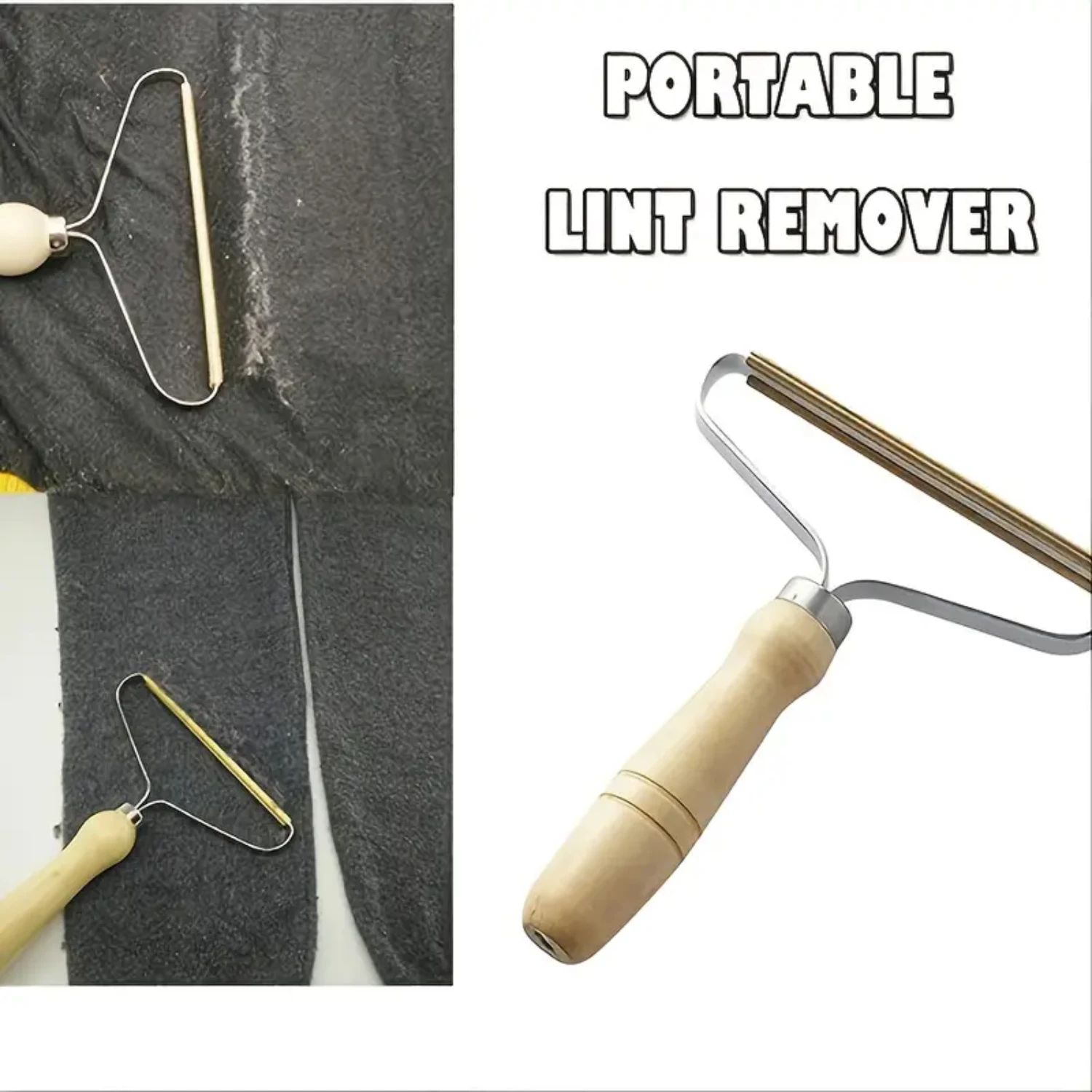 2pcs Reusable Portable Lint Remover, Pet Hair Remover, Clothes Shaving Tool