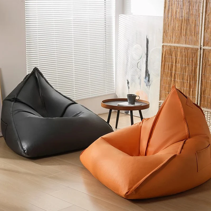 Office Single Bean Bag Floor Sitting Modern Reading Corner Puffs Sofa Nordic Relax Minimalist Sitzsack Living Room Furniture