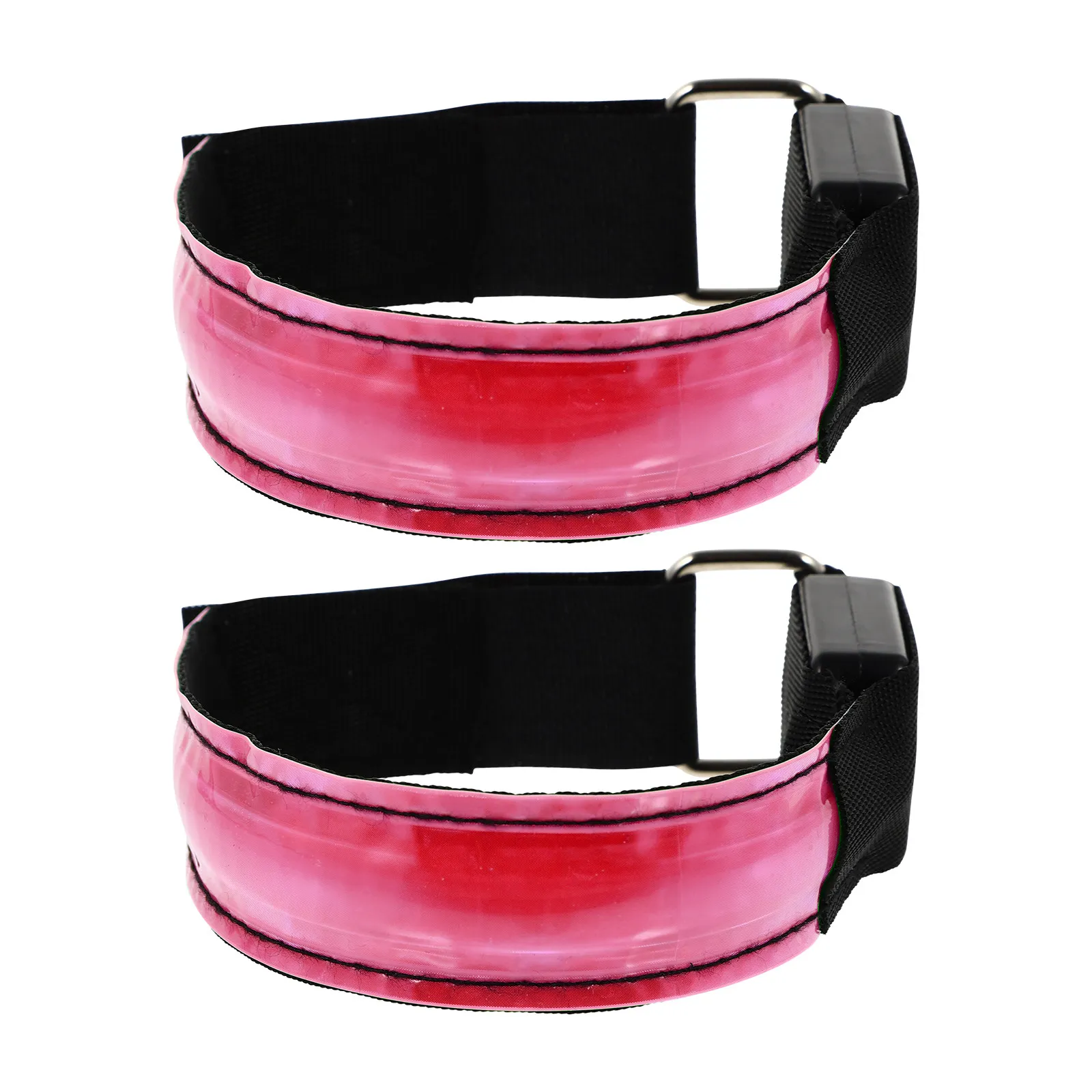 LED Running Armband 2Pcs – High-Visibility Reflective Wristband for Night Safety, Lightweight Nylon