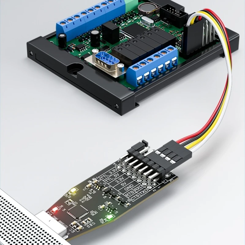 3PCS DTECH IOT5086(MS) USB 2.0 To TTL Serial Port Conversion Module Level 5V/3.3V Selectable