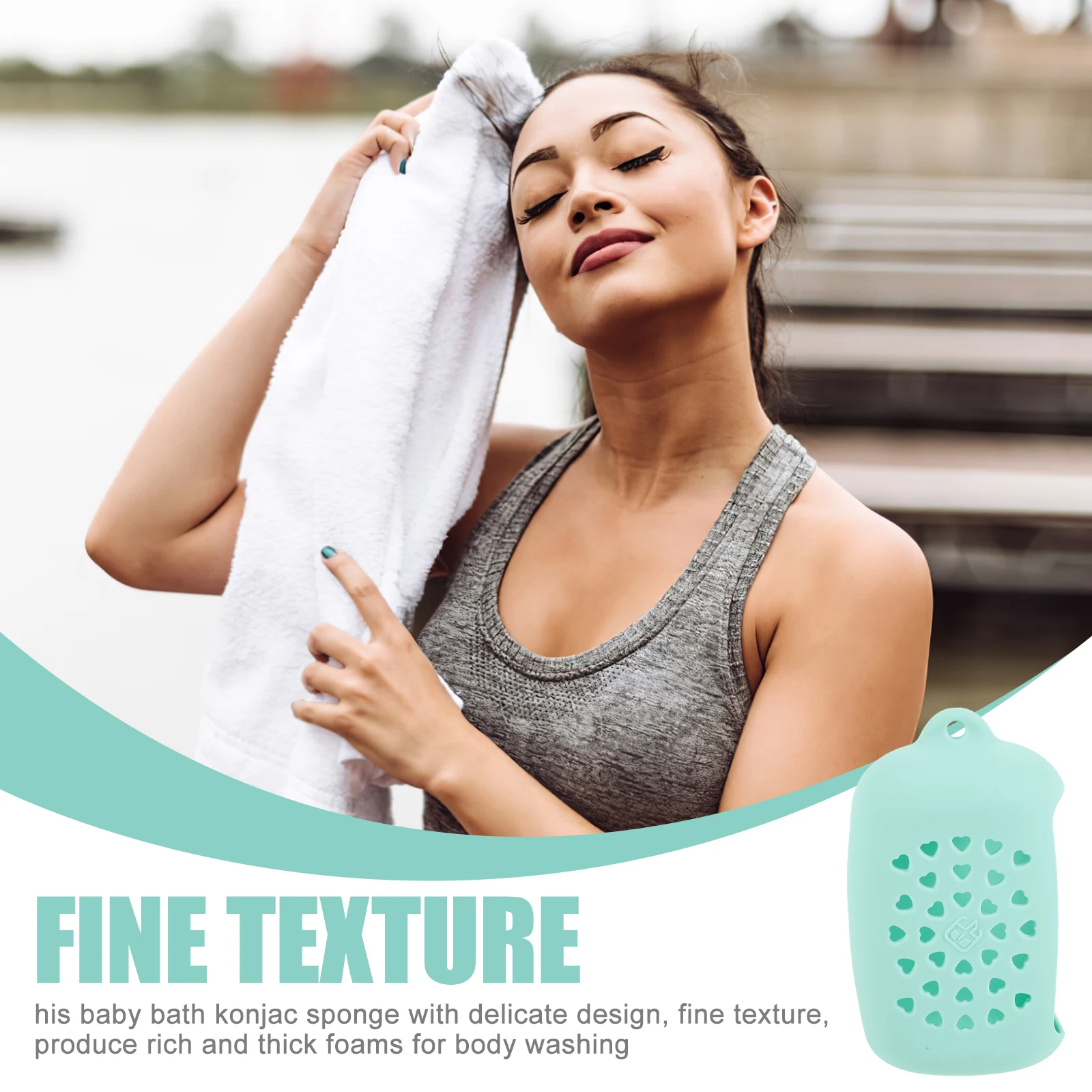 

Silicone Bags for Travel Portable Towel Quick Dry Silica Gel Fast Drying Lightweight