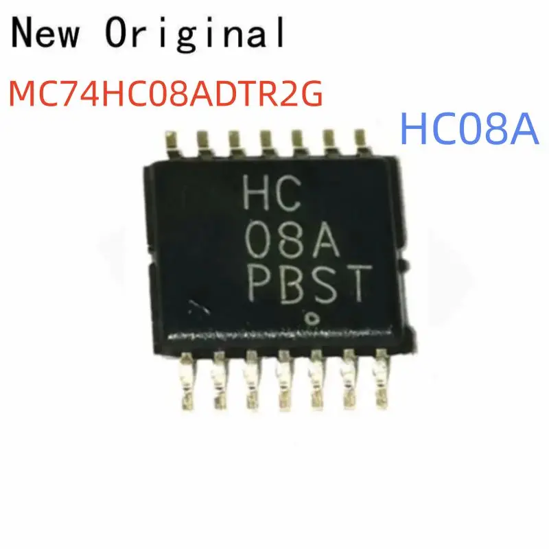 Mc74Hc08Adtr2G Quad 2−Input and Gate High−Performance Silicon−Gate Cmos Marking Code Hc08A