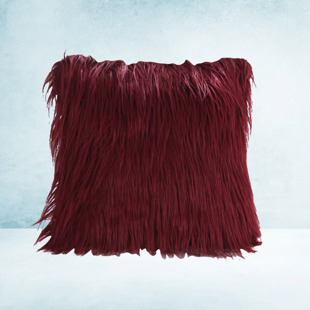 

Wool Cushion Covers Pillowcase for Couch Car Warm Decor Gift Throw Sofa