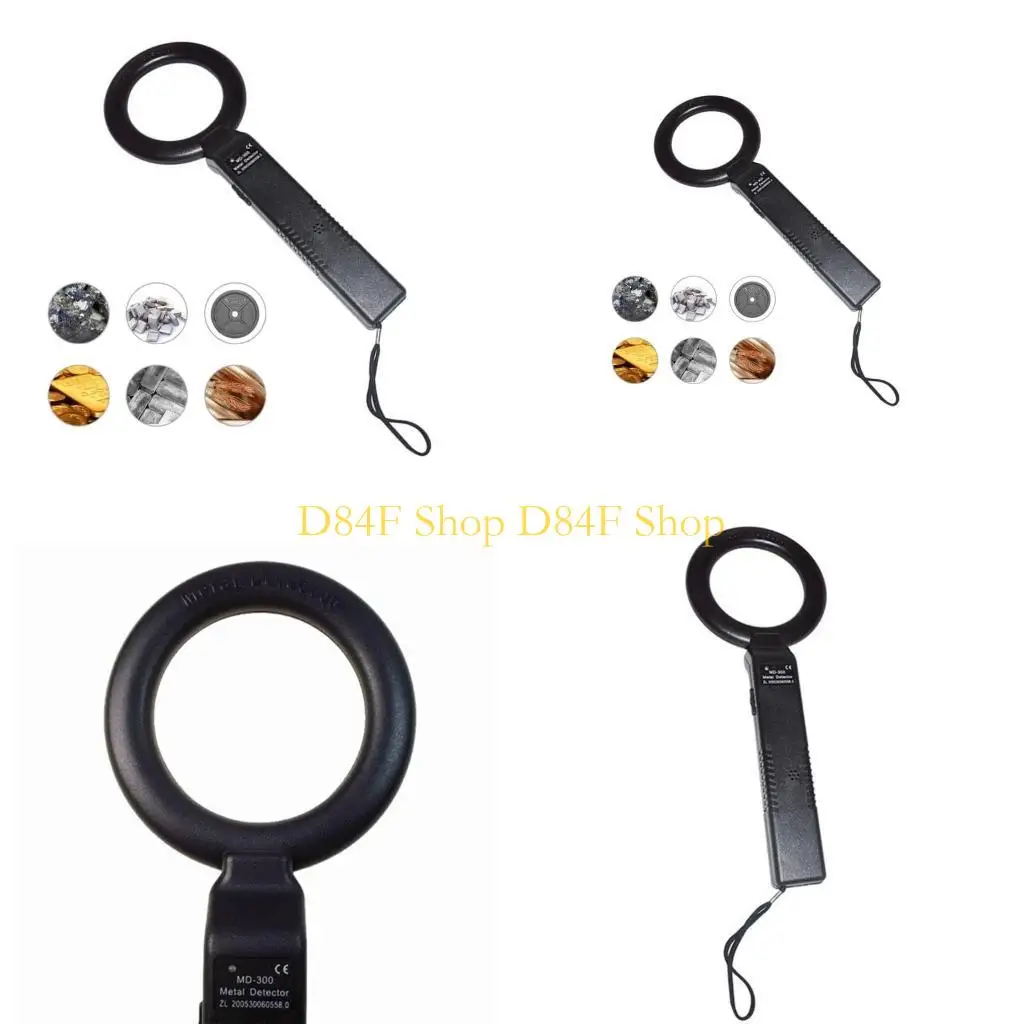 

D84F Ручные кольца в форме металлодетекторов со звуковым светом Ветеринарное оборудование