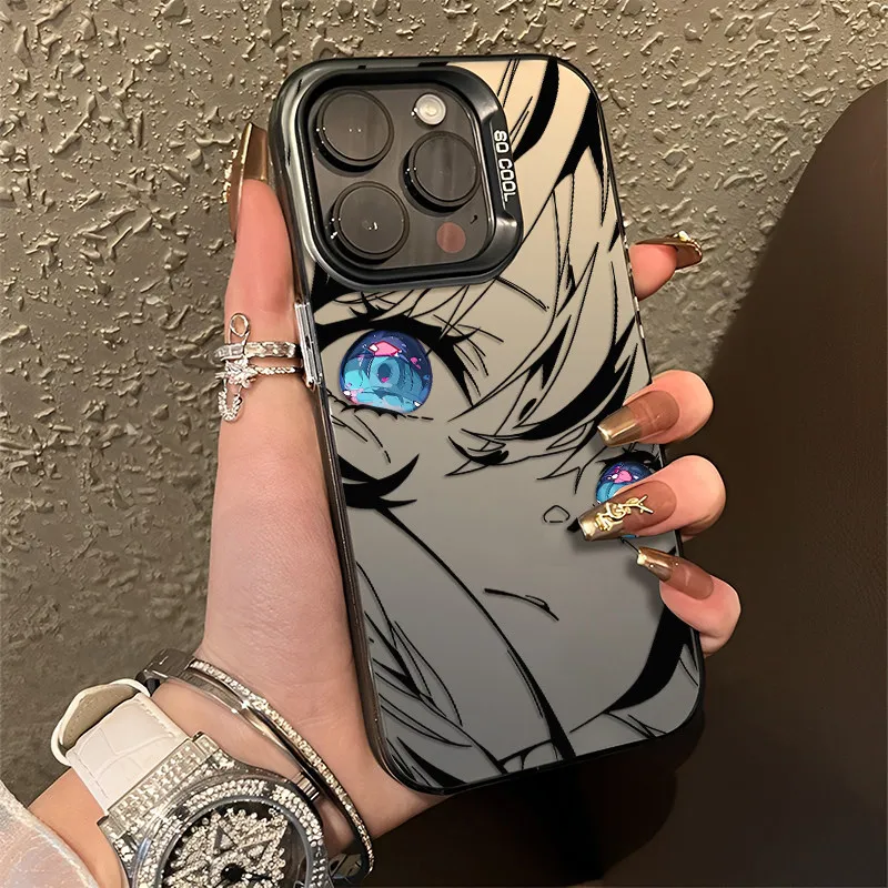 Black Line Hatsune Miku Frosted Case for Xiaomi Mi 15 14 14T