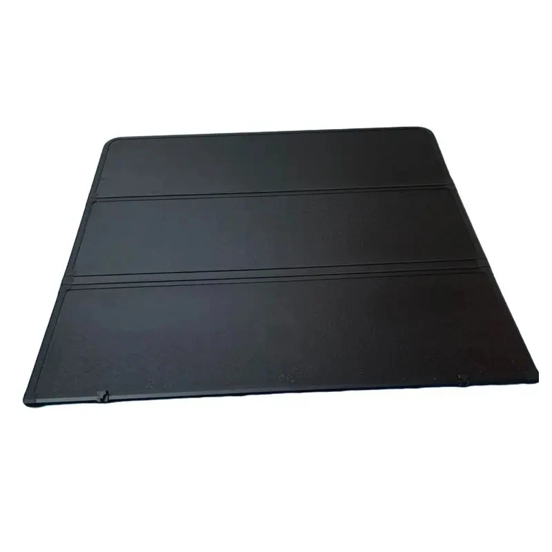 Retractable Tri-Fold Hard Aluminum Alloy Tonneau Cover for Great Wall Power Wingle 6 Pickup, Hilux Tailbox and Ranger