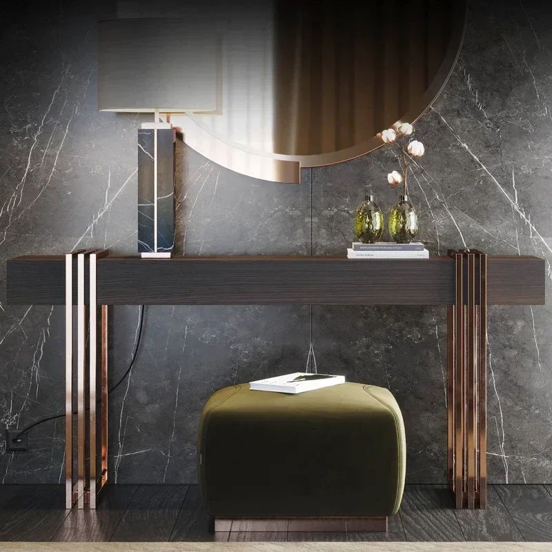 

Console Aisle Table a Long Narrow Table Sofa Back Table Bar Counter