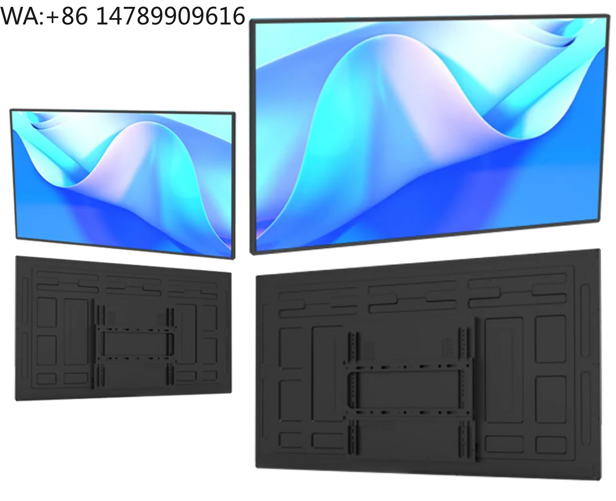 Custom-built LED Displays With Waterproof Protection 32-Inch Indoor Wall Mounted Capacitive Touch LCD Display Advertising Integr