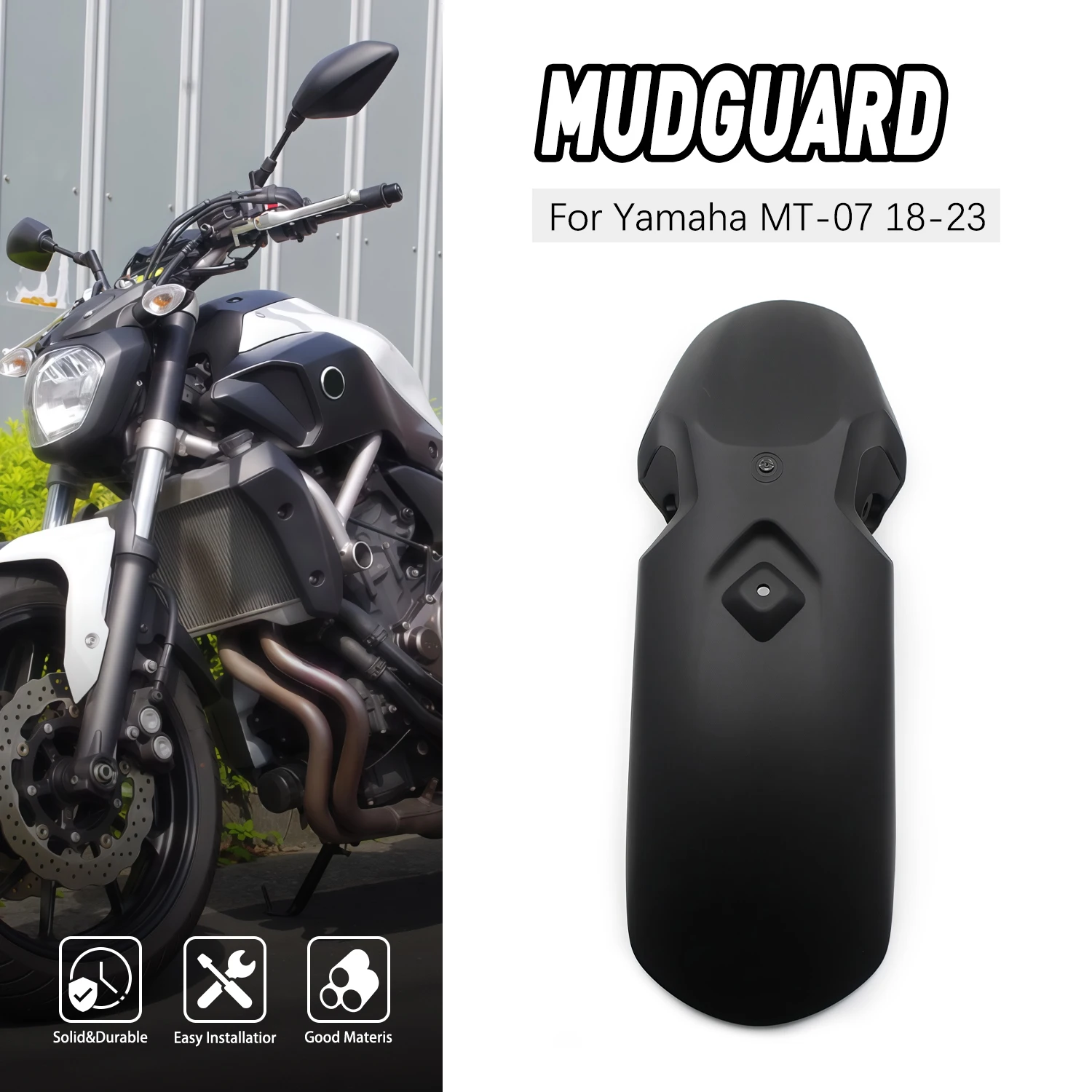 

Крыло переднего колеса мотоцикла, брызговик, брызговик, чехол для Yamaha MT-07 MT07 2018 2019 2020 2021 2022 2023