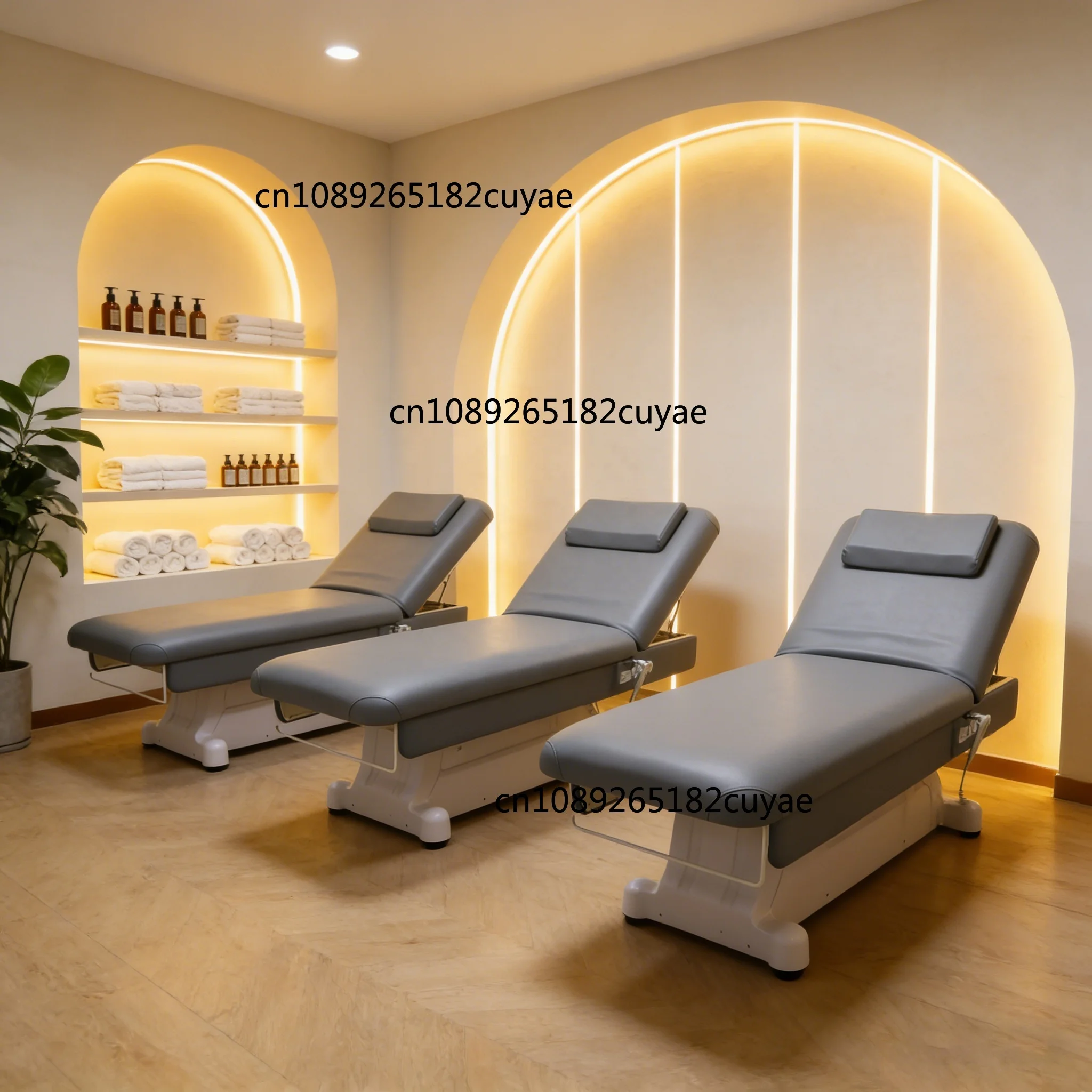 Electric Facial Bed Luxury Massage Table for Beauty Salon Esthetician Spa Modern  Mua Lash Bed 1piece