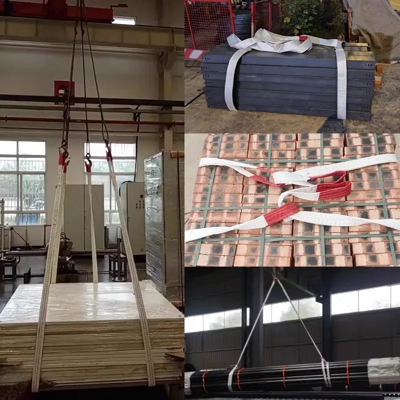 Подъемный грузовой прицеп, белая веревка из полиэстера, сверхмощная транспортировочная эластичная веревка, многофункциональный грузовой плоский подъемный пояс