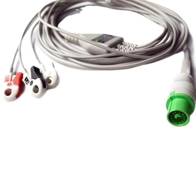

For Dynascopes Compatibles 3-Lead/5-Lead ECG Patient Cable DS-7000DS-7100DS-7200DS-7300