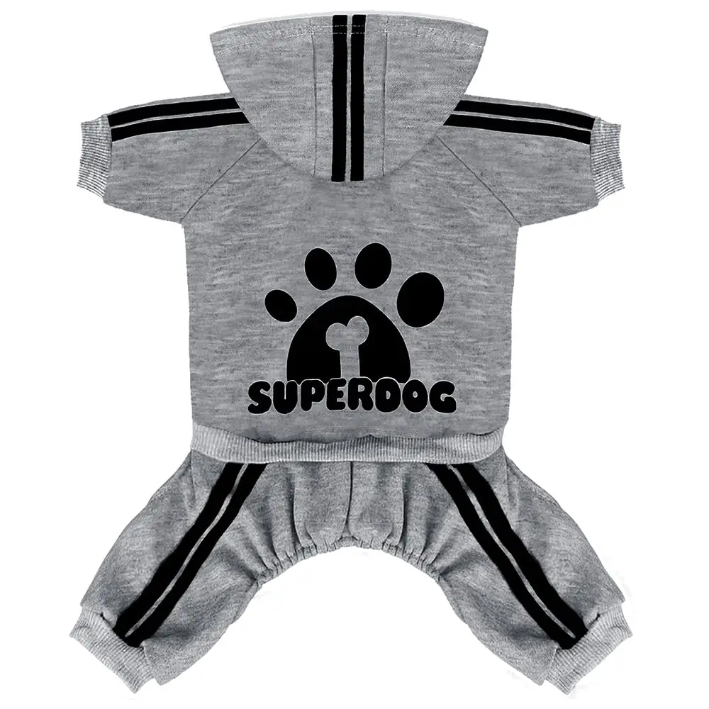 Dog Hoodie 4 Legs Jumpsuit Puppy Clothes Pullover Sweatshirt Pet Coat, Customized