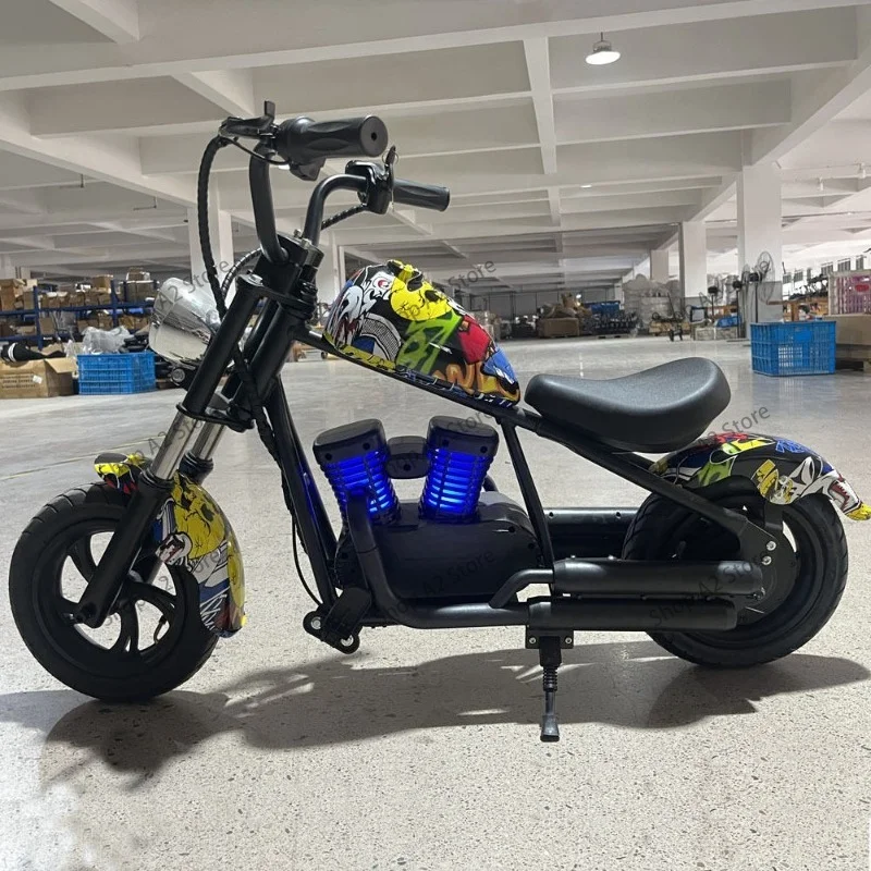 Kids Electric Ride-On Motorcycle 2-Wheel Off-Road Toy Ages with Rechargeable Battery 220