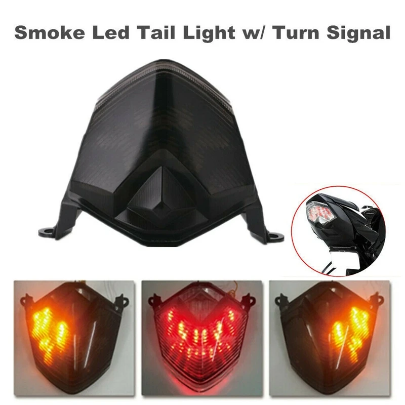 

Motorcycle Taillight LED Brake Lamp Turn Signal Lights for Kawasaki Z750 Z1000 Ninja ZX10R ZX6R Motorbike Tail Light