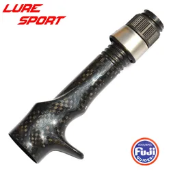 LureSport 3K Woven Carbon Body with FUJI DPS16 Nut Reel seat 13cm spin 12cm cast Rod Building Component Repair DIY Accessory