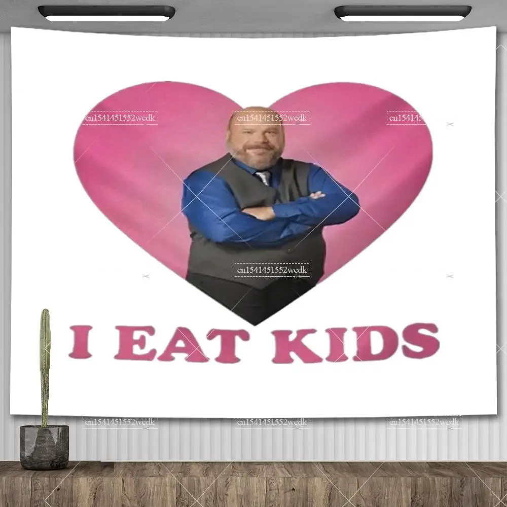 Bertram Hate Kids Flags Meme Tapestry Wall Hnaging Be Respectful To Daddy Tapestrys Aesthetic Party Backdrops Home Decoration